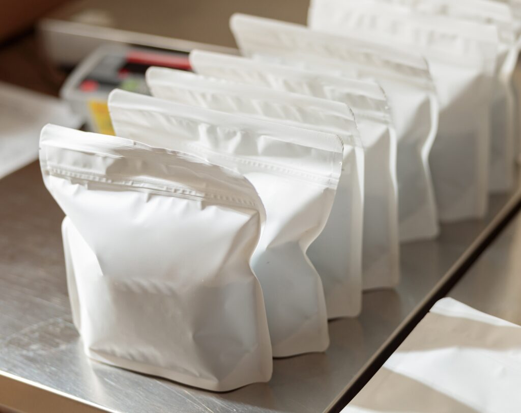 White packaging