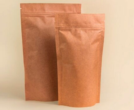 Orange pouch packaging